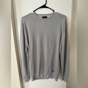 Zara men’s light blue knit super soft sweater